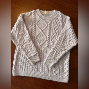 Free People Oversized Cable Knit Sweater